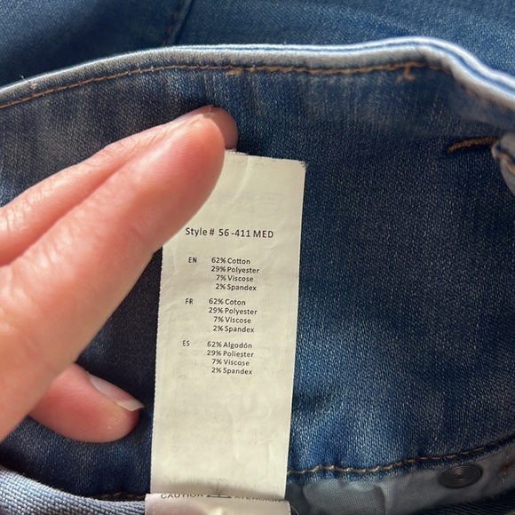 Ibiza ULTRA HIGH WAIST BETTER BOOTY" Light Wash Jeans Size 5 - Picture 14 of 16